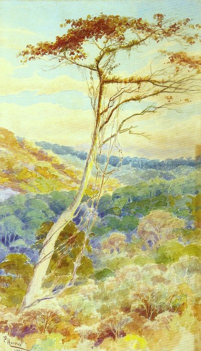 Landscape by Aurelio de Figueiredo